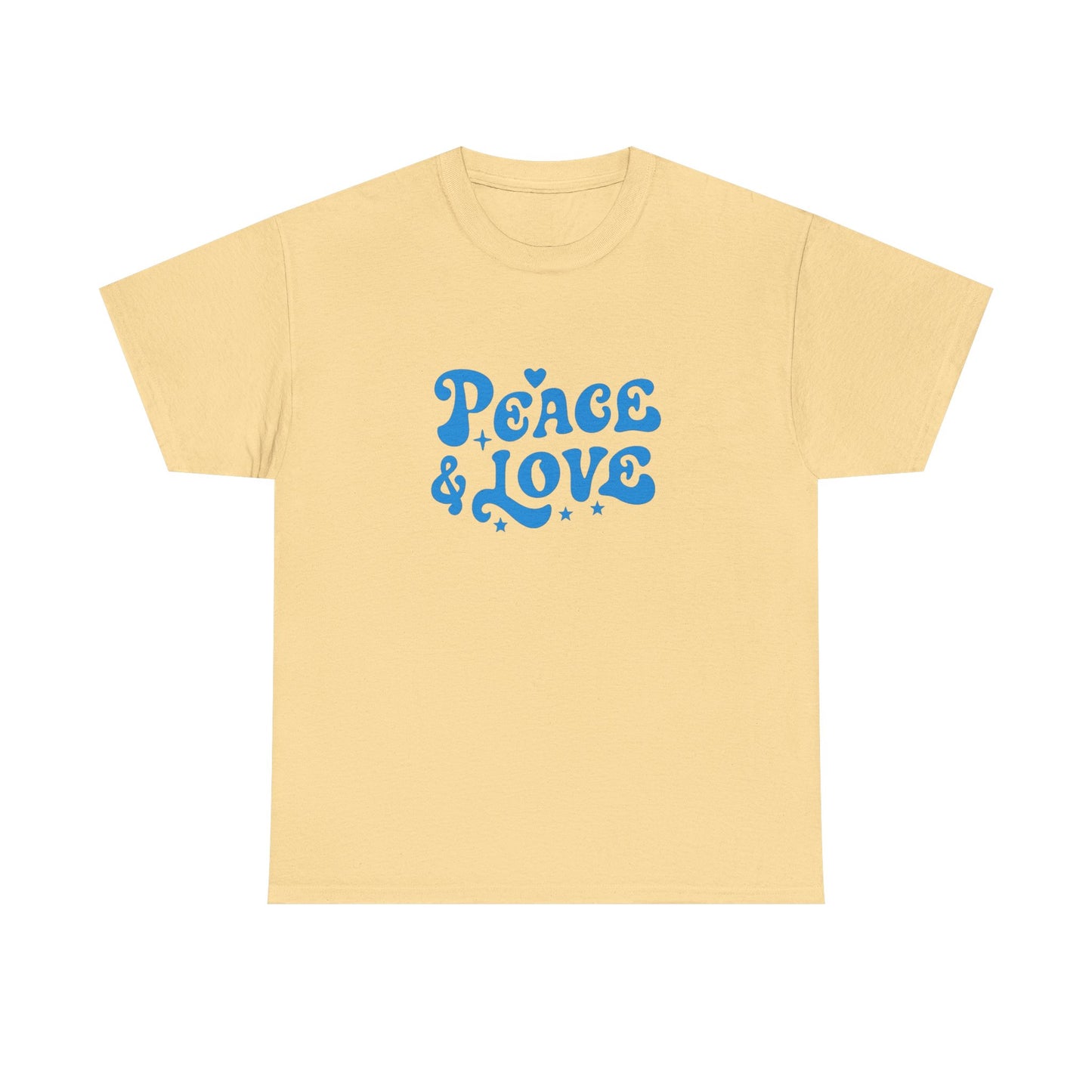 Peace And Love Happiness Graphic T Shirt Adult NEW