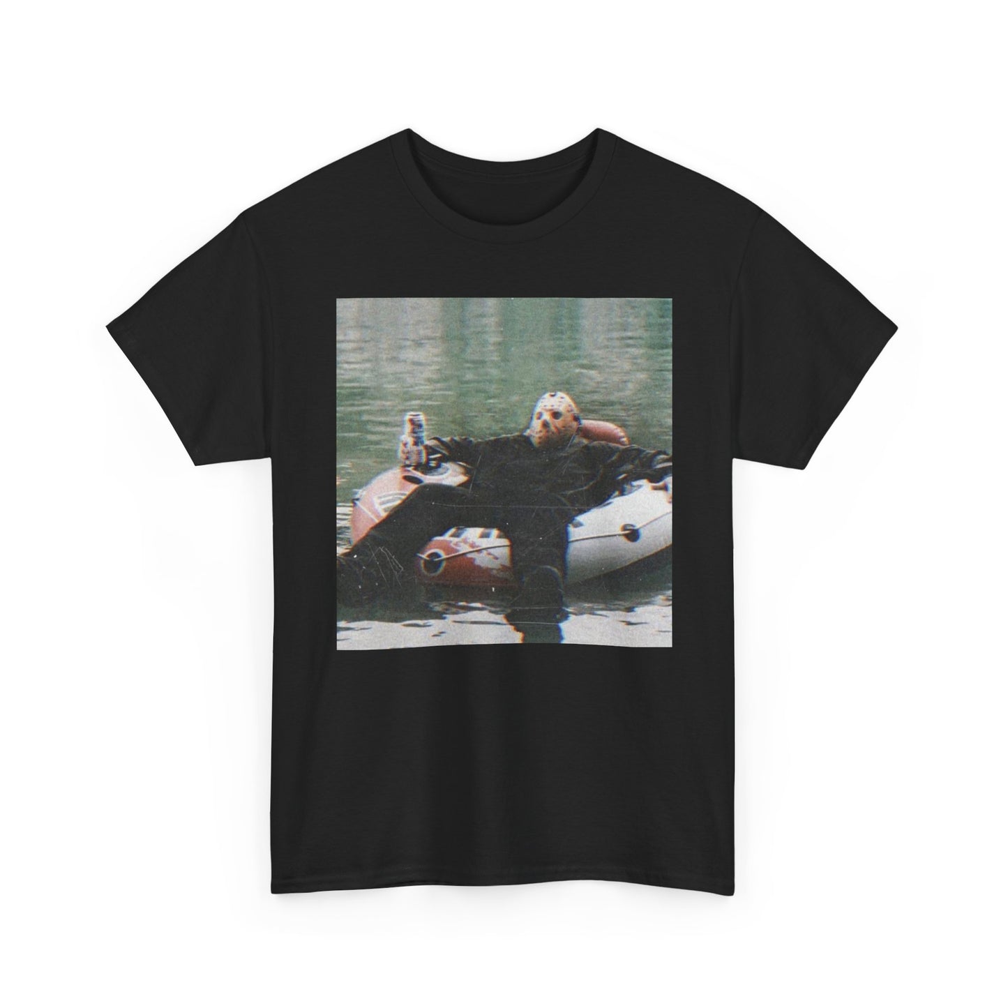 Summer Horror Vibes Funny Graphic T Shirt Men's Heavy Cotton Tee