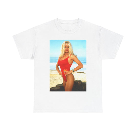 Baywatch beach pam Anderson vintage 90s Heavy Cotton Tee