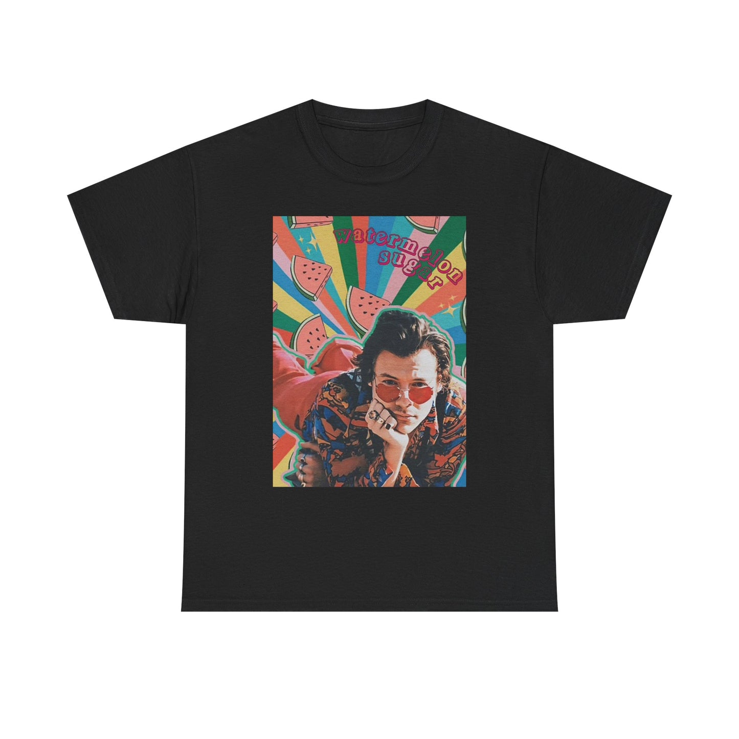 Watermelon Sugar Graphic T Shirt Retro Vibes Unisex Heavy Cotton Tee