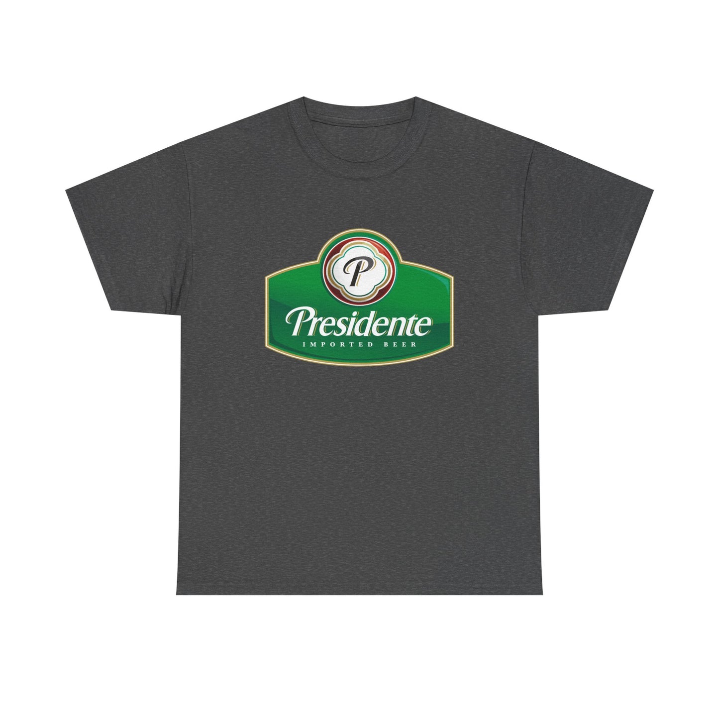 Presidente Beer Logo Shirt Retro Poster Unisex Heavy Cotton Tee