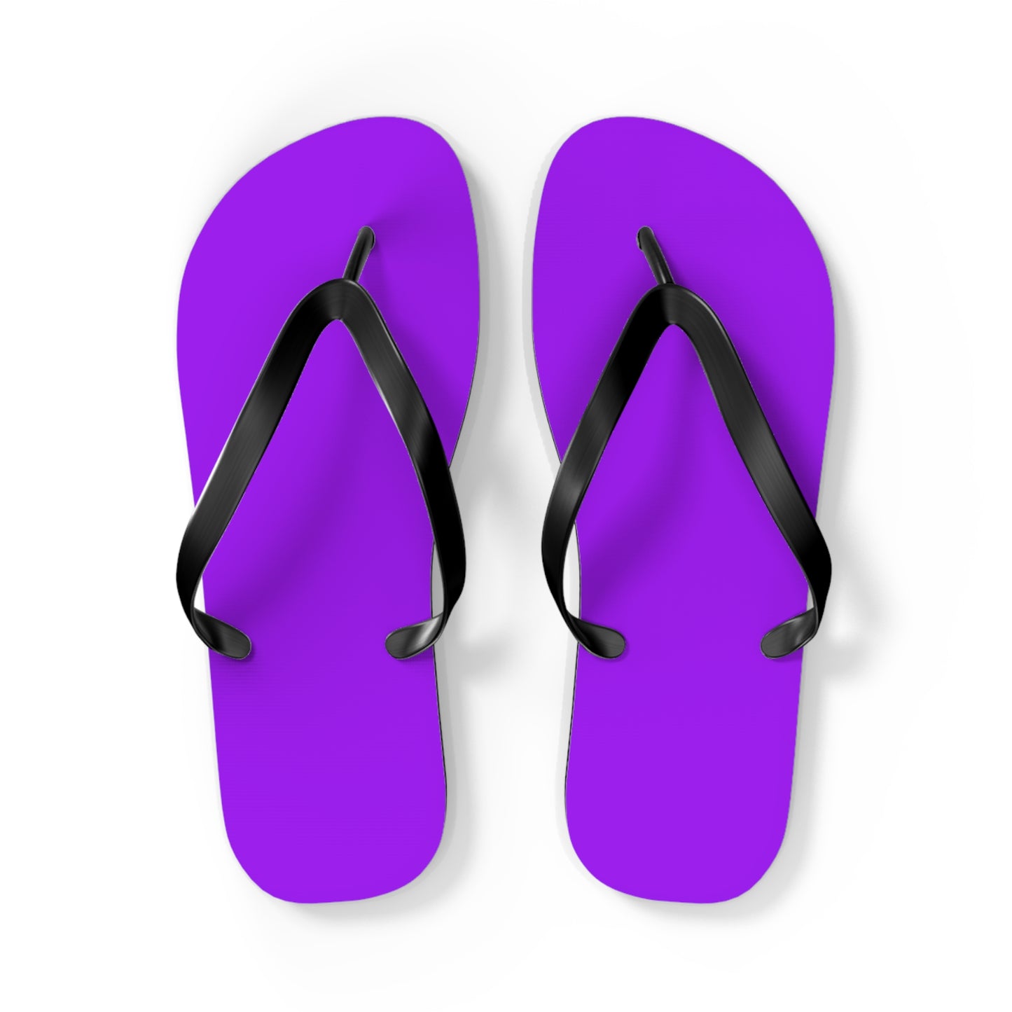 Neon Purple Flip Flops, Sandals Slides, Summer Footwear, Brand New