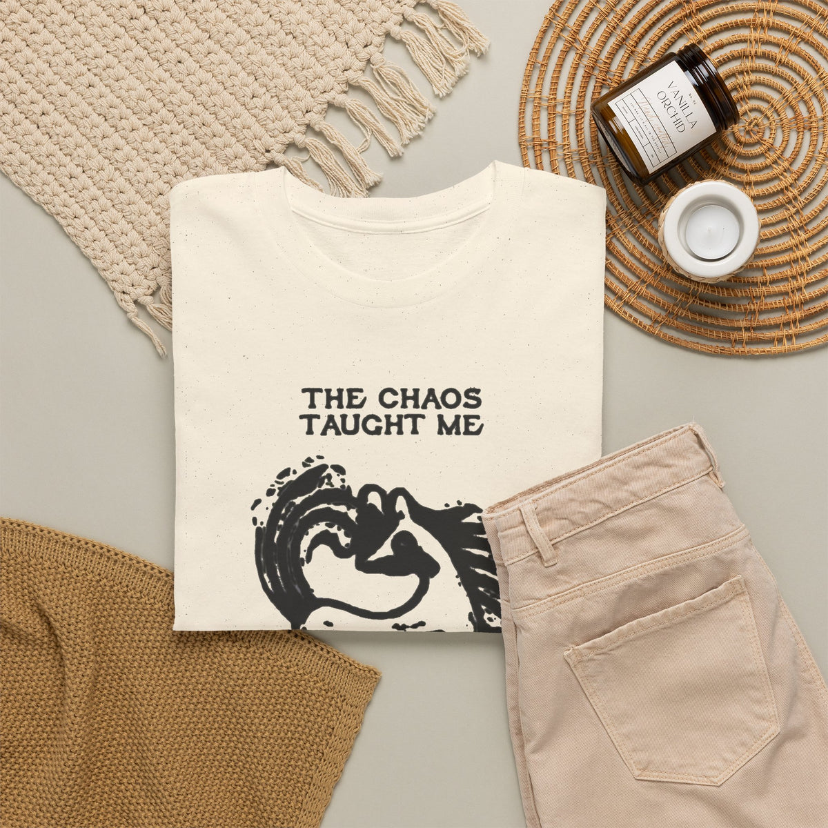 Chaos Taught Me to Build Boundaries Horse Graphic T-Shirt Men's Tee