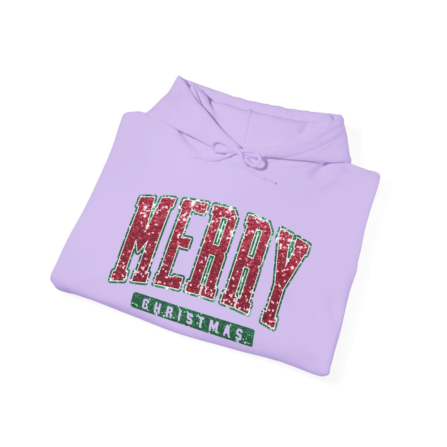 Merry Christmas Festive Graphic Hoodie Unisex Heavy Blend™ Hooded Sweatshirt NEW