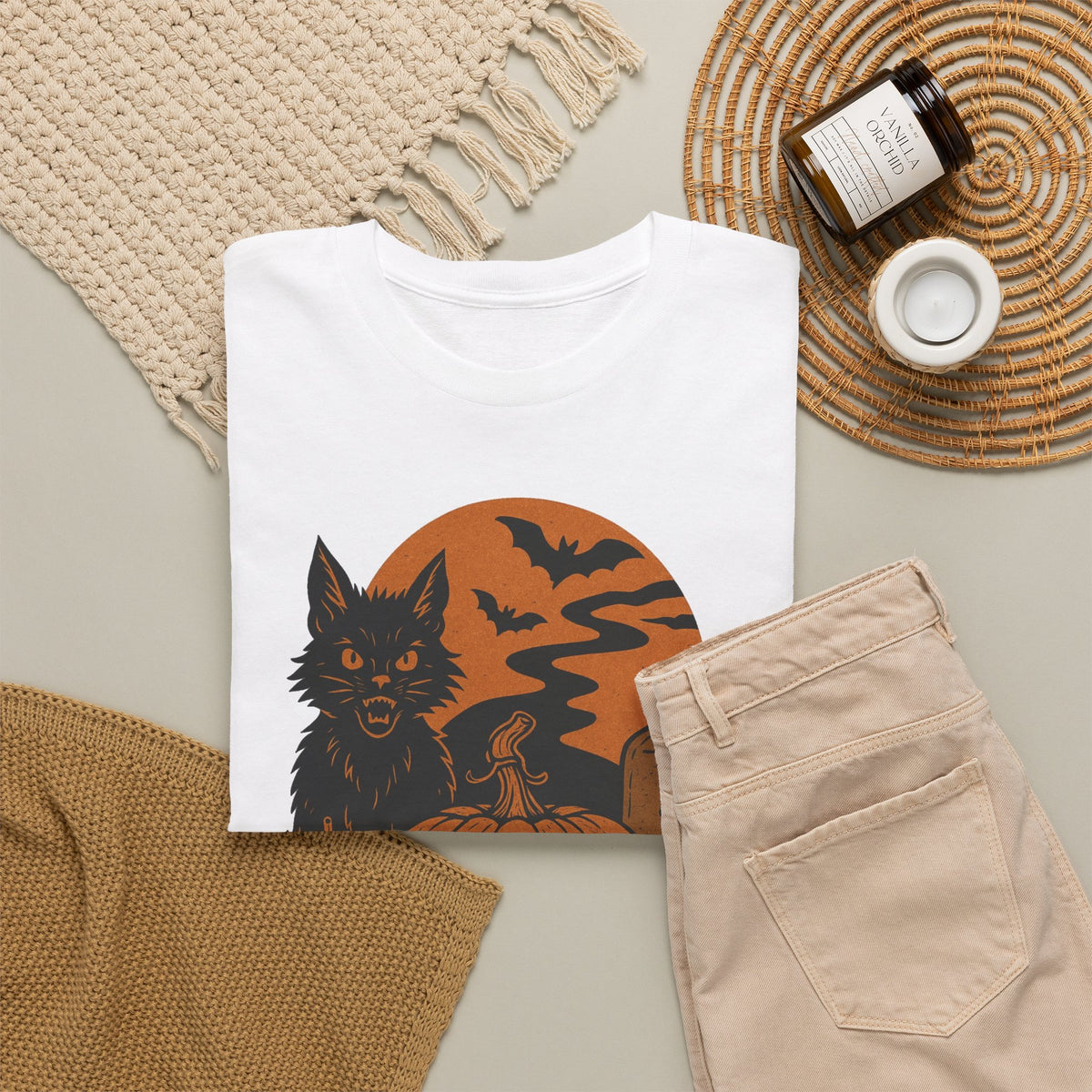 Long Live Halloween Graphic T Shirt Men's Heavy Cotton Tee