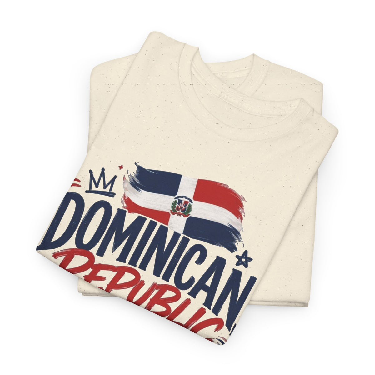 Dominican Republic Graphic T Shirt Men's Flag Retro Heavy Cotton Tee