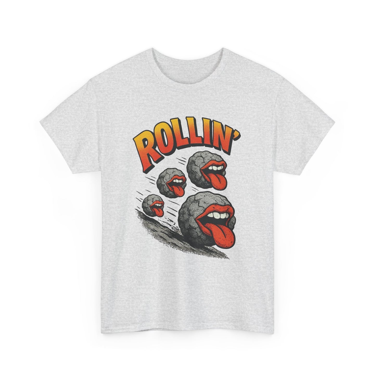 Rolling Stoned Funny Graphic T Shirt NEW Unisex Heavy Cotton Tee