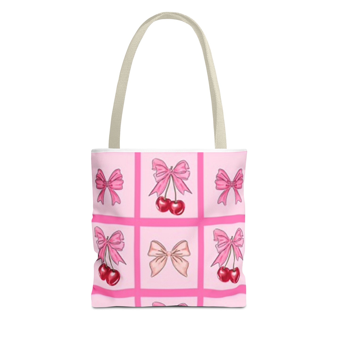 Pink Bows Upside Down Graphic BRAND NEW Tote Bag (AOP)