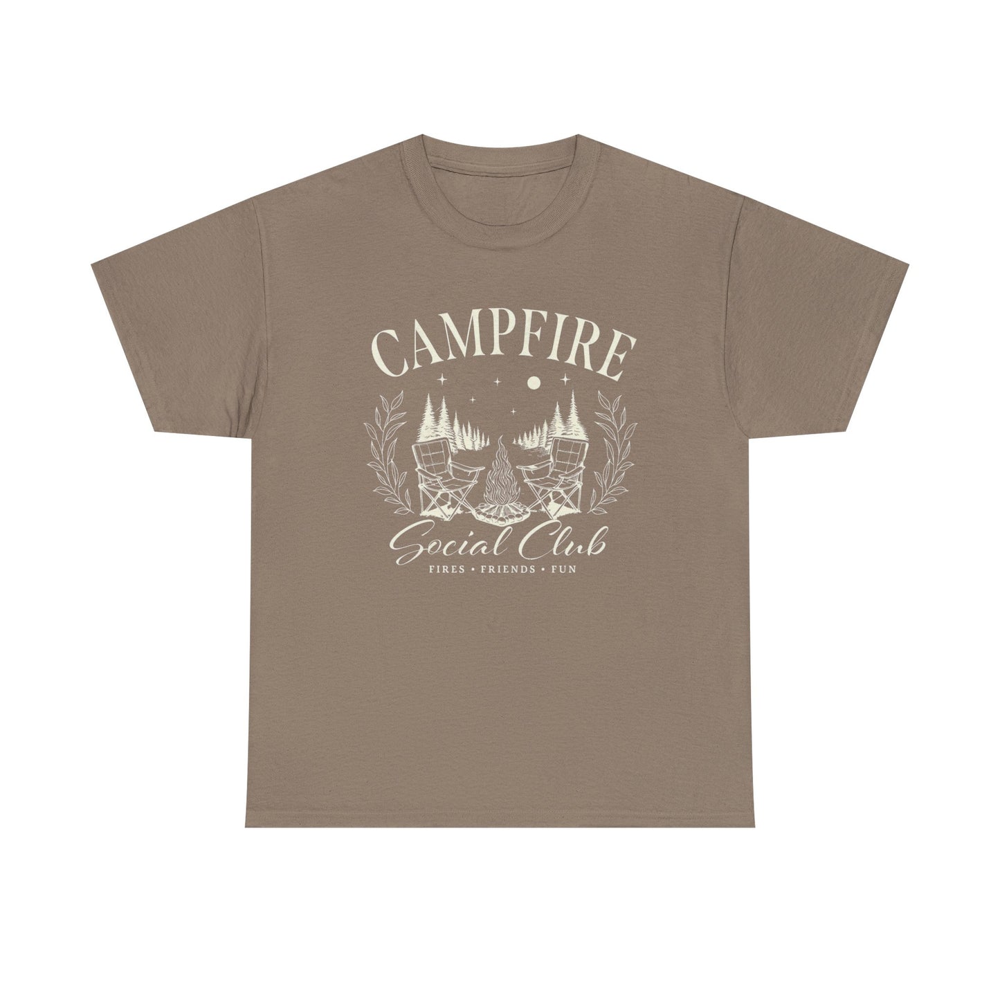 Campfire Social Club Graphic T Shirt Unisex Heavy Cotton Tee