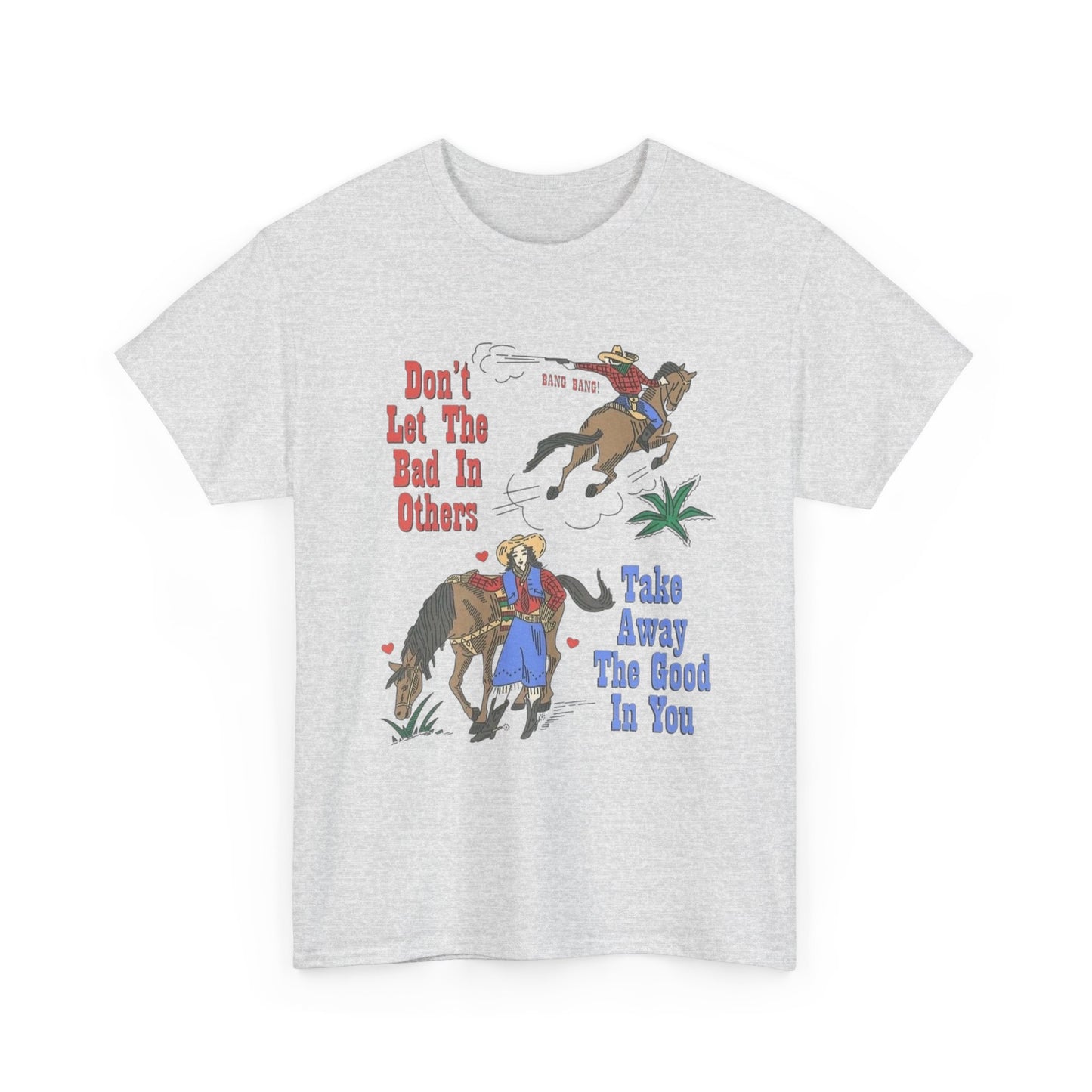 Cowboy Western Rodeo 90s Vintage Graphic T Shirt Unisex Heavy Cotton Tee