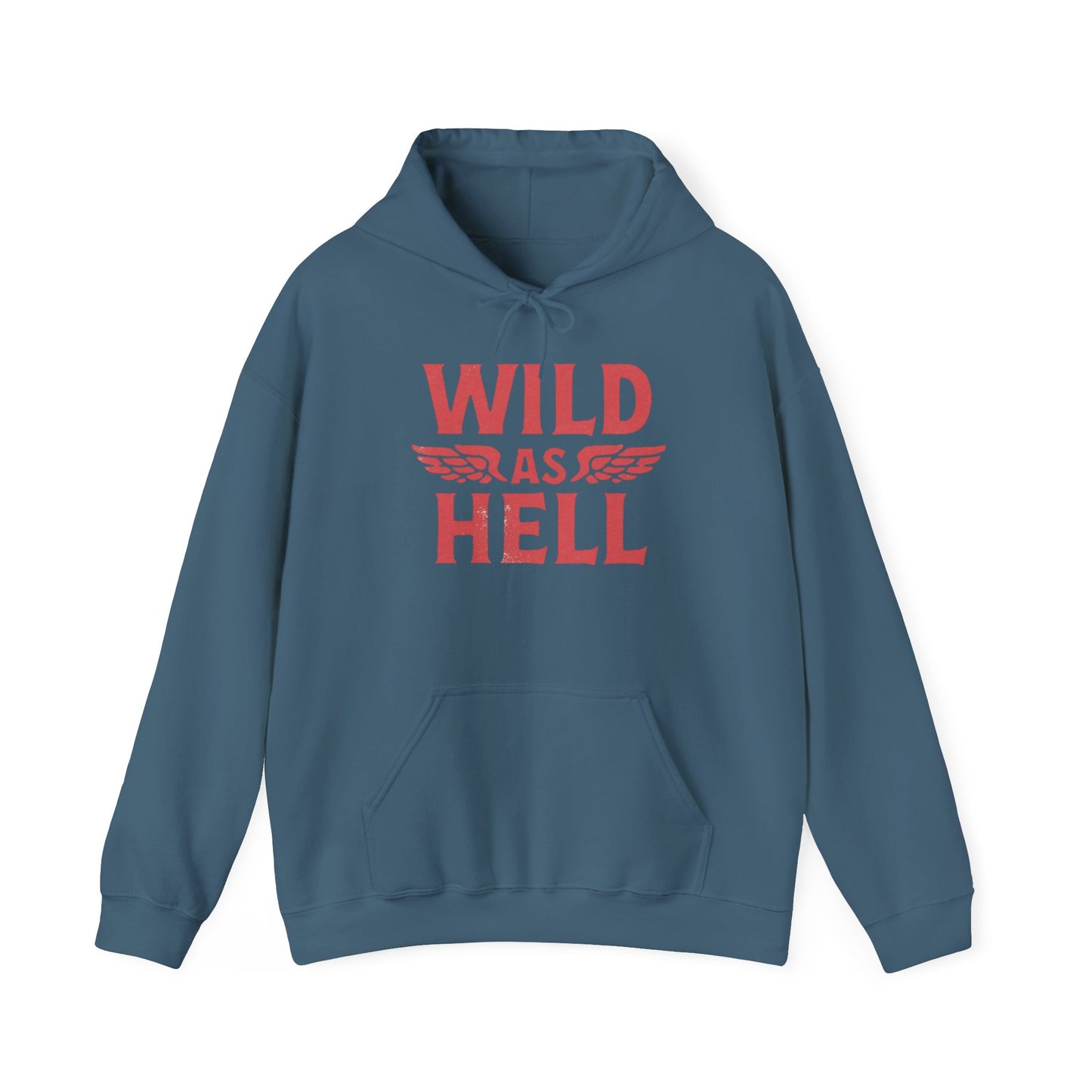 Wild As Hell Graphic Hoodie Heavy Blend Sweatshirt NEW