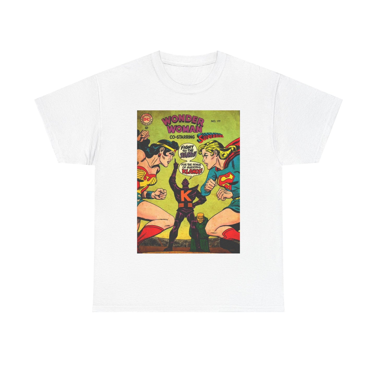 Wonder Woman Tshirt USA Comic Vintage Retro Unisex Heavy Cotton Tee Gaming