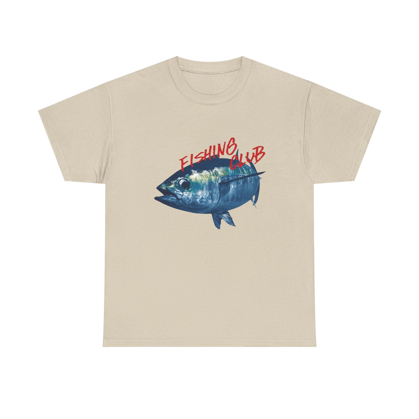 Fishing Club Graphic T Shirt NEW ADULT Unisex Heavy Cotton Tee