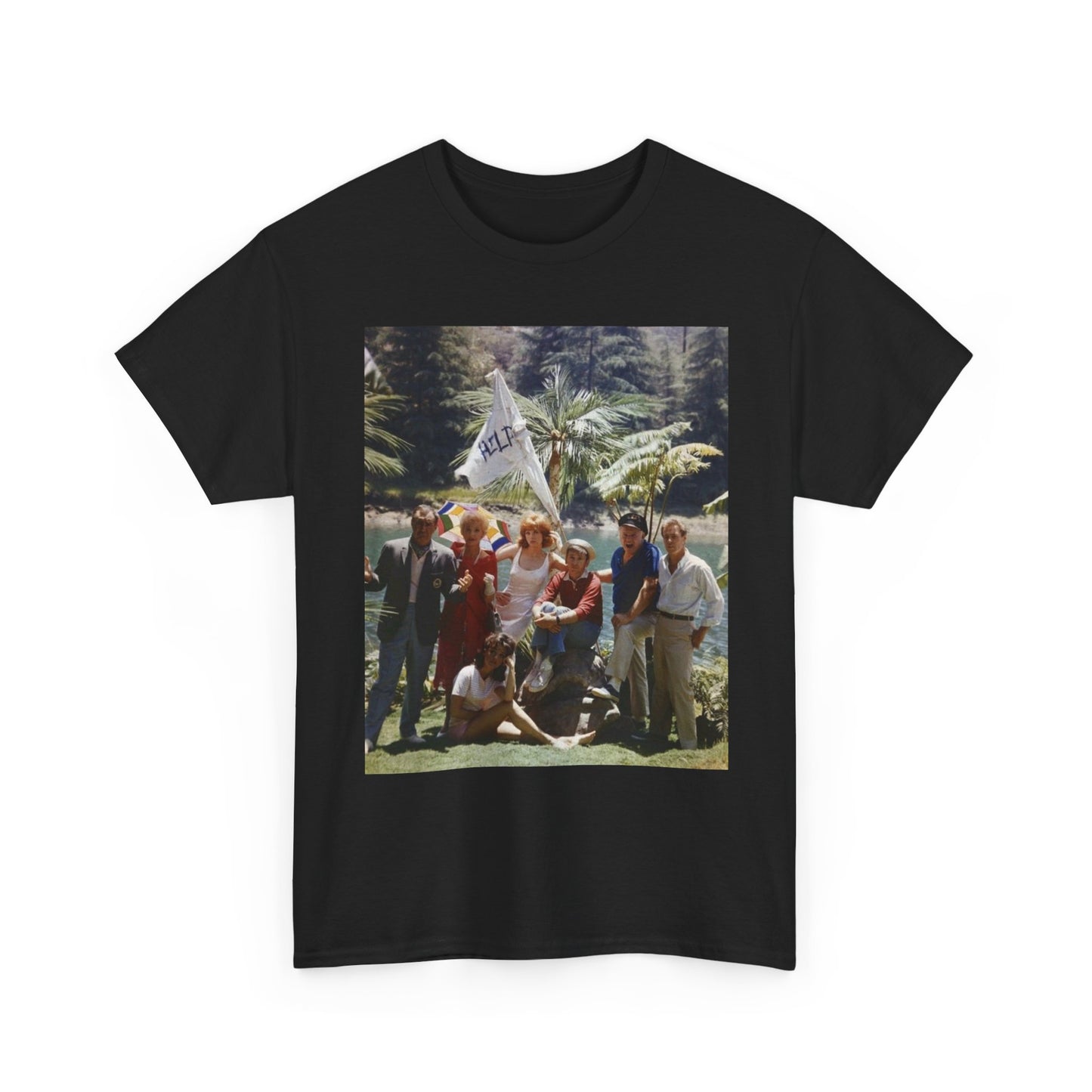 Gilligan's Island Cast Graphic T Shirt Vintage Tv Series Unisex Heavy Cotton Tee