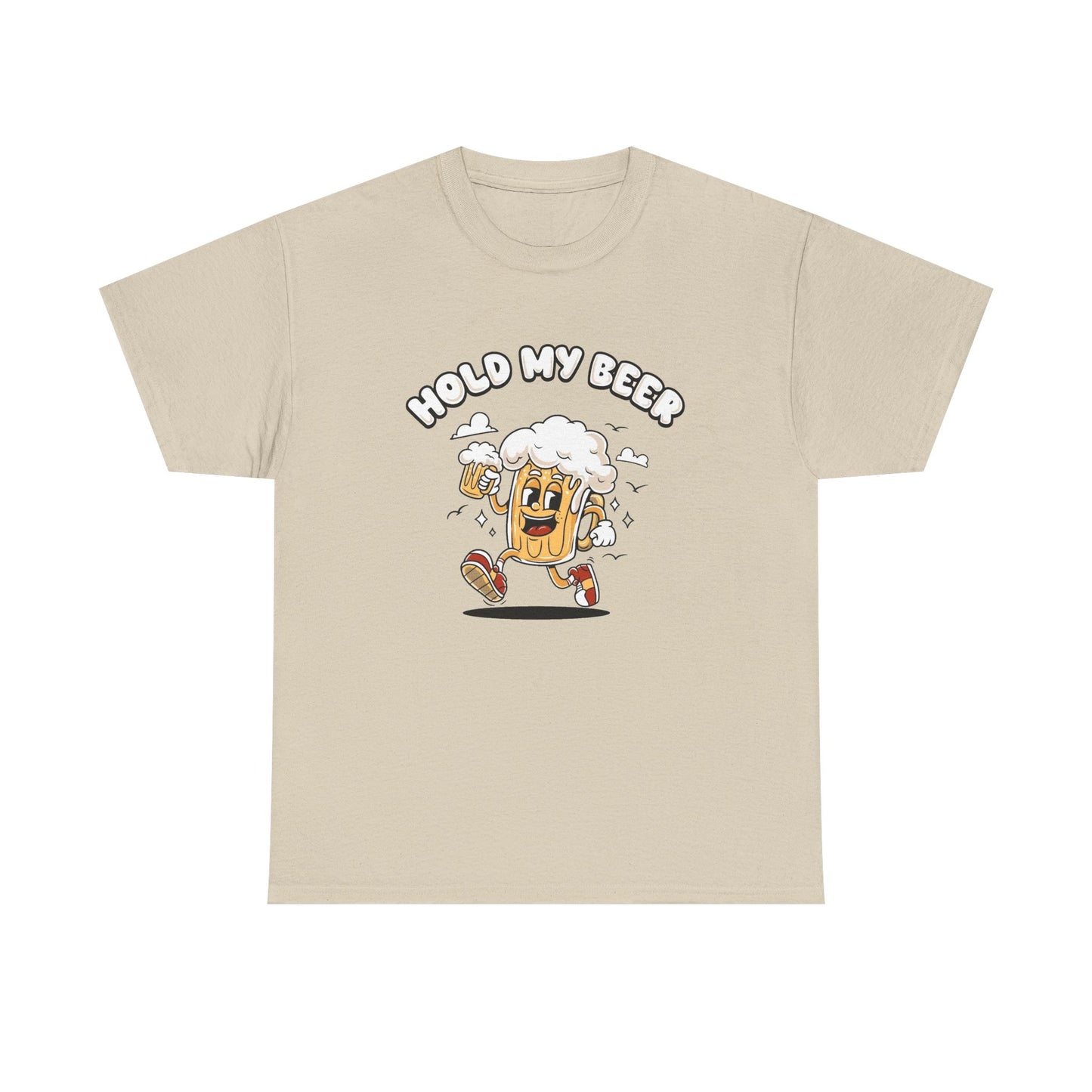 Hold My Beer Funny Graphic T Shirt NEW Vintage Unisex Heavy Cotton Tee