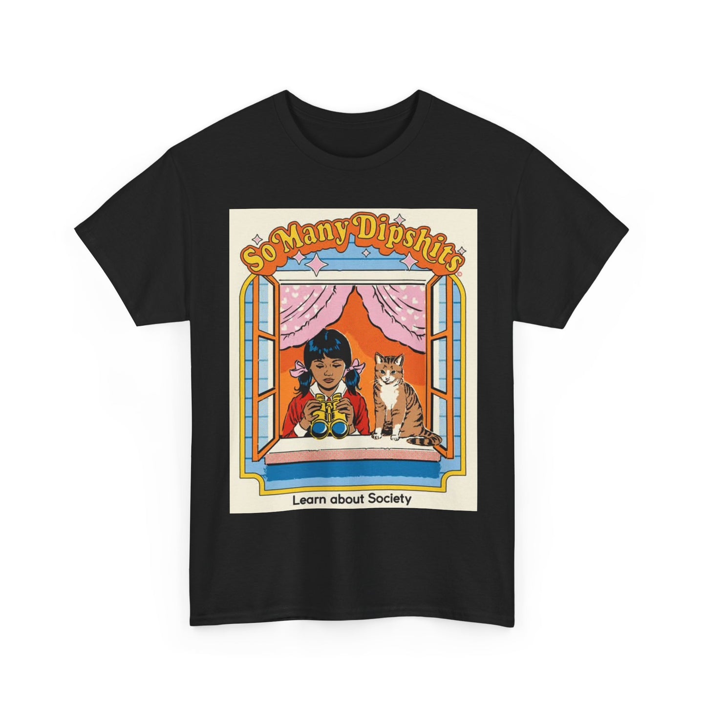 Cant Fix Stupid Tshirt Funny 80s Graphic So many Dips graphic Heavy Cotton Tee
