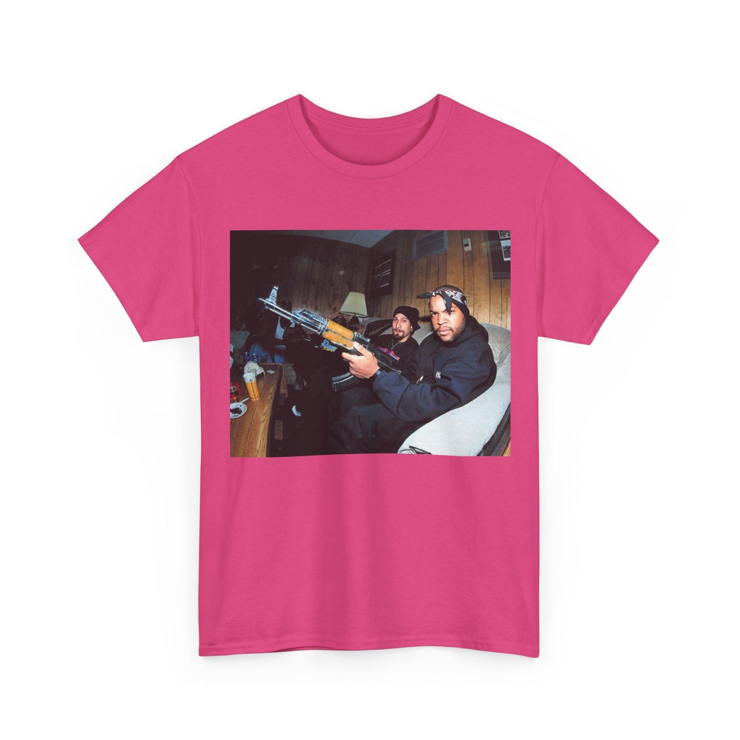 Ice cube T-shirt vintage 90s NWA California retro meme Unisex Heavy Cotton Tee