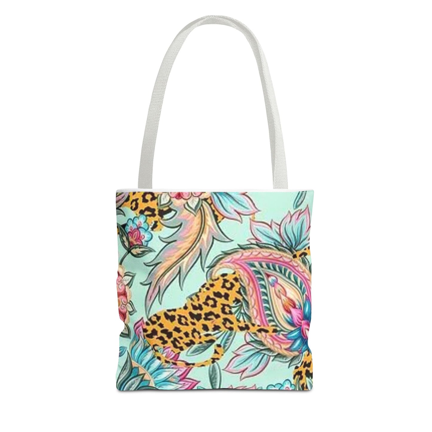 Cheetah Floral Graphic BRAND NEW MODERN Tote Bag (AOP)