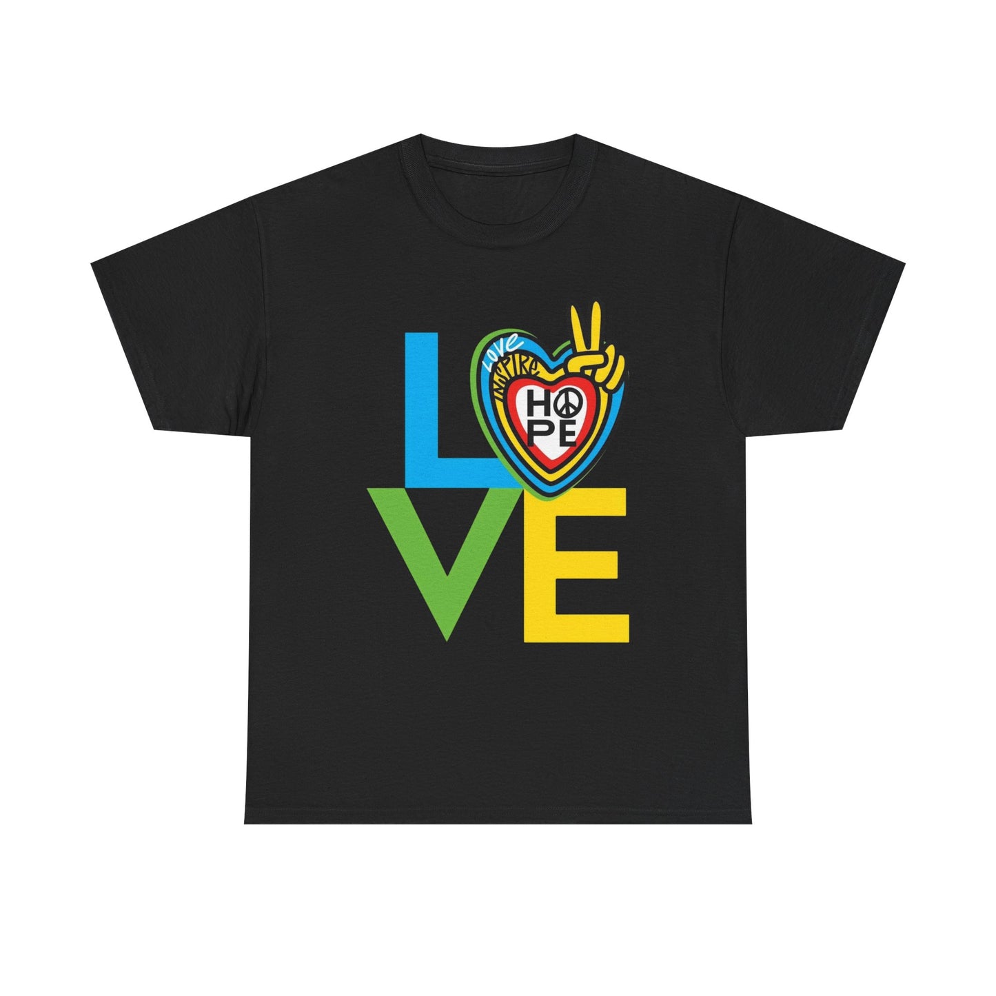 Love And Hope Graphic T Shirt Adult NEW
