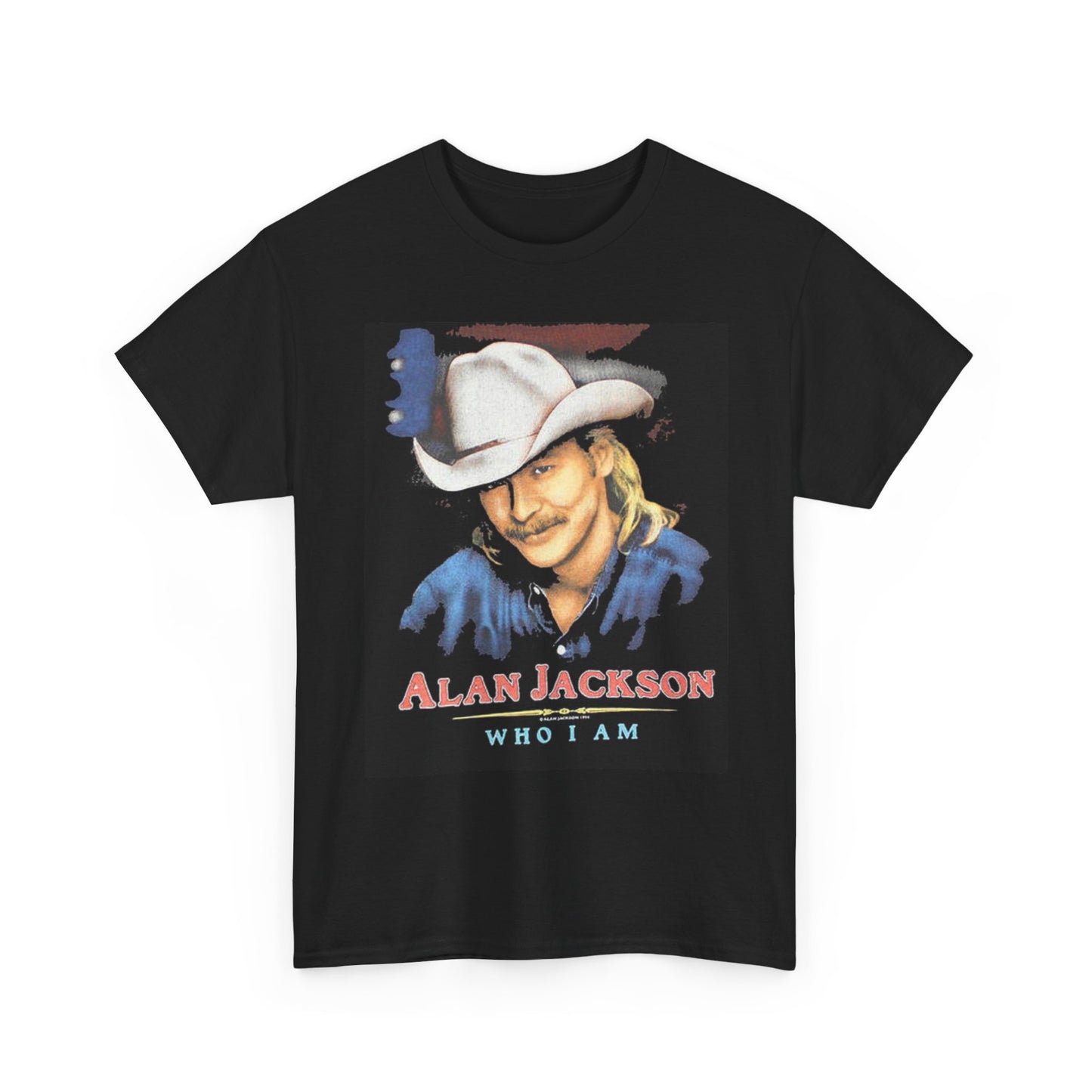 Alan Jackson Who I Am Graphic T Shirt Vintage Retro Unisex Heavy Cotton Tee
