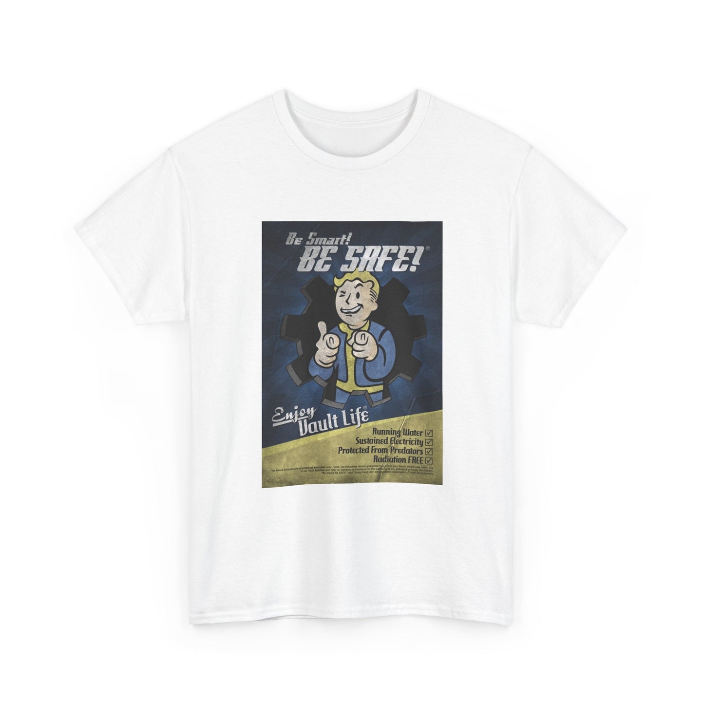 Fallout T-shirt video game show nuclear graphic Amazon Unisex Heavy Cotton Tee