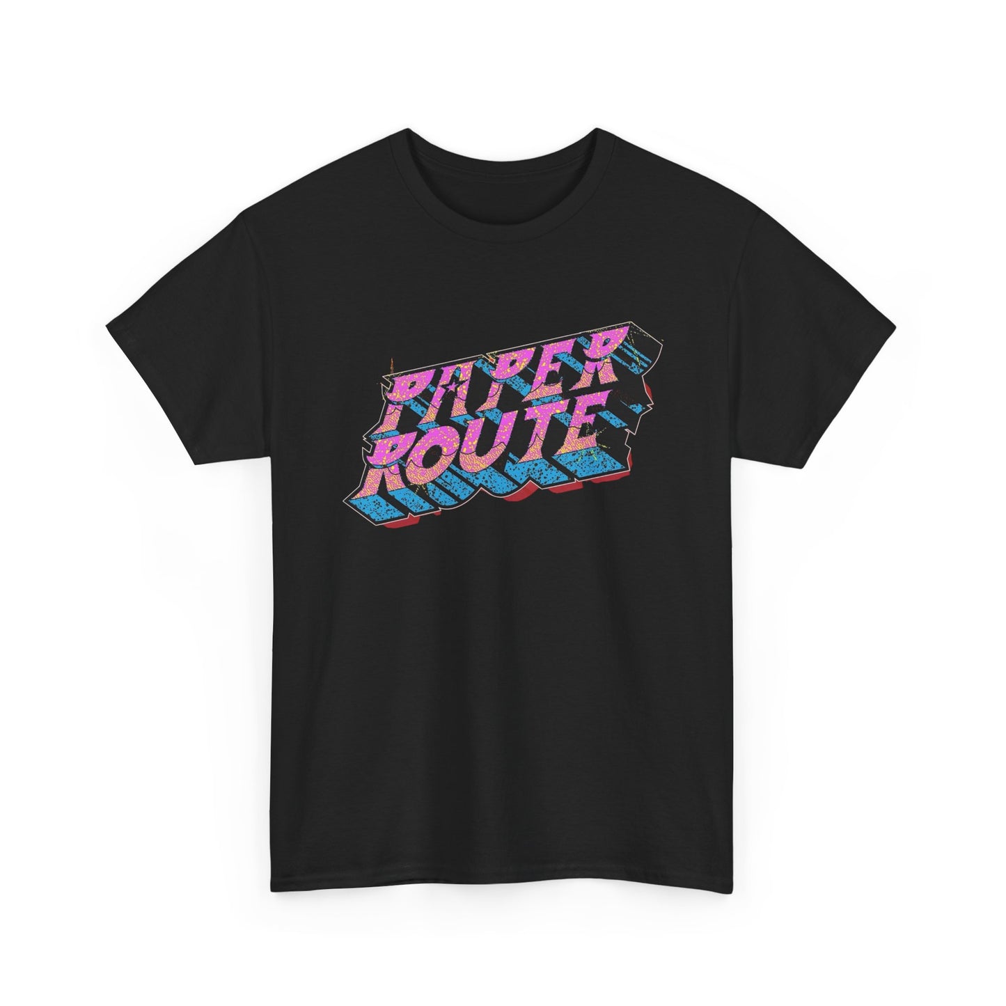 Paper Route Graphic T Shirt Unisex Heavy Cotton Tee Gift New