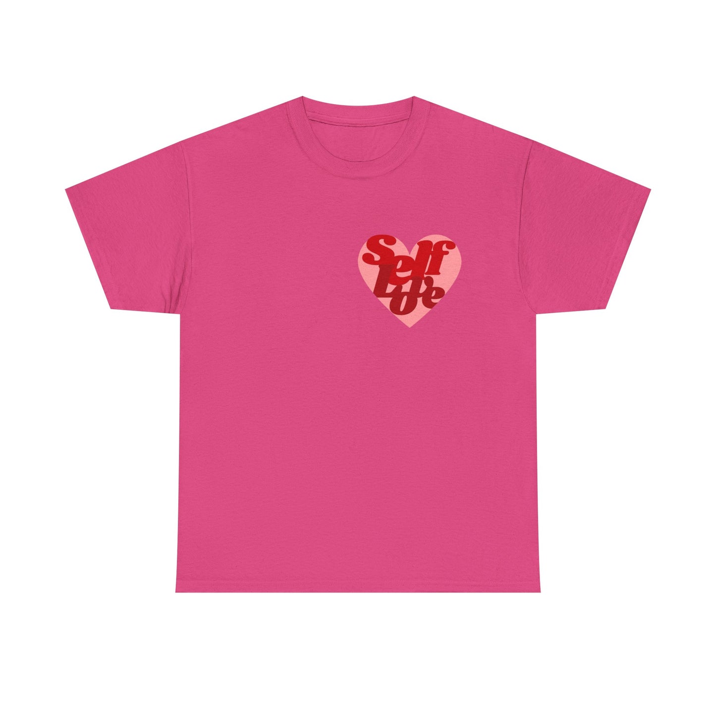 Self Love Heart MULTIPLE COLORS Graphic T Shirt Unisex Heavy Cotton Tee GIFT