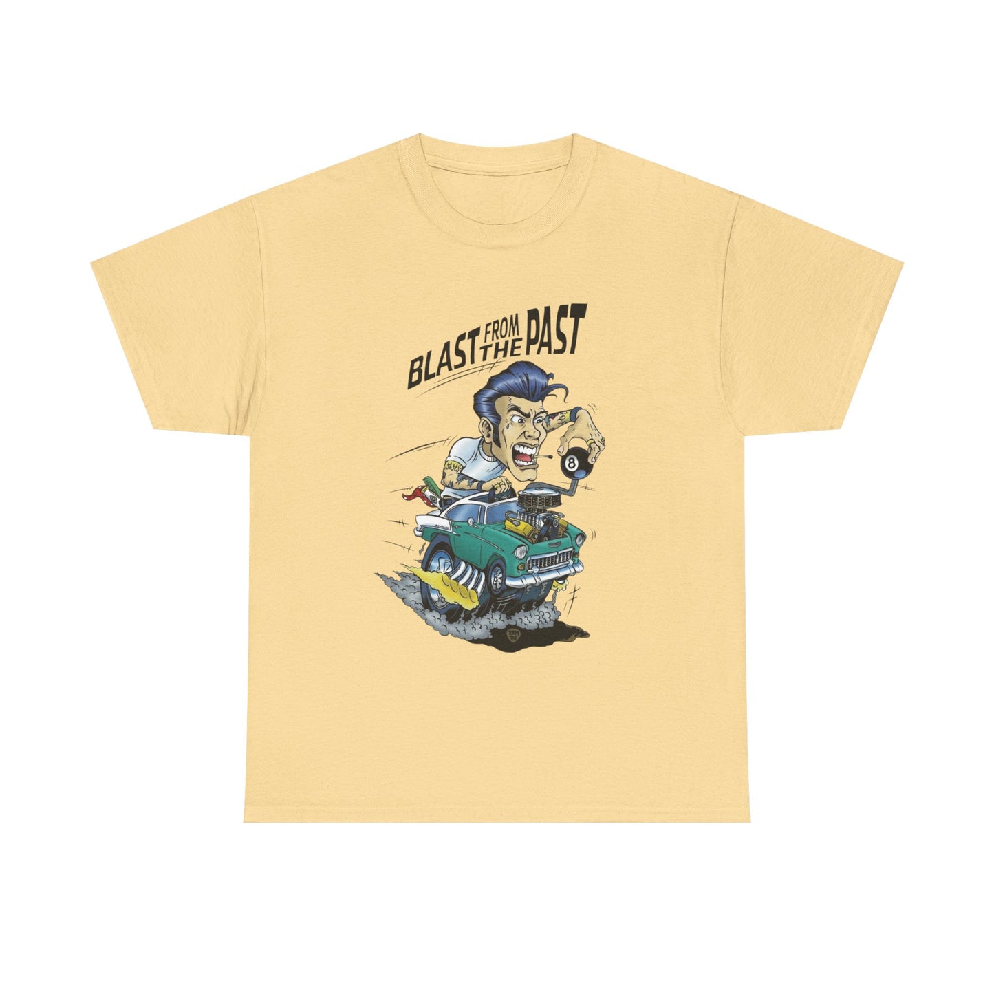 Blast From The Past Muscle Cars Graphic T Shirt Unisex Heavy Cotton Tee