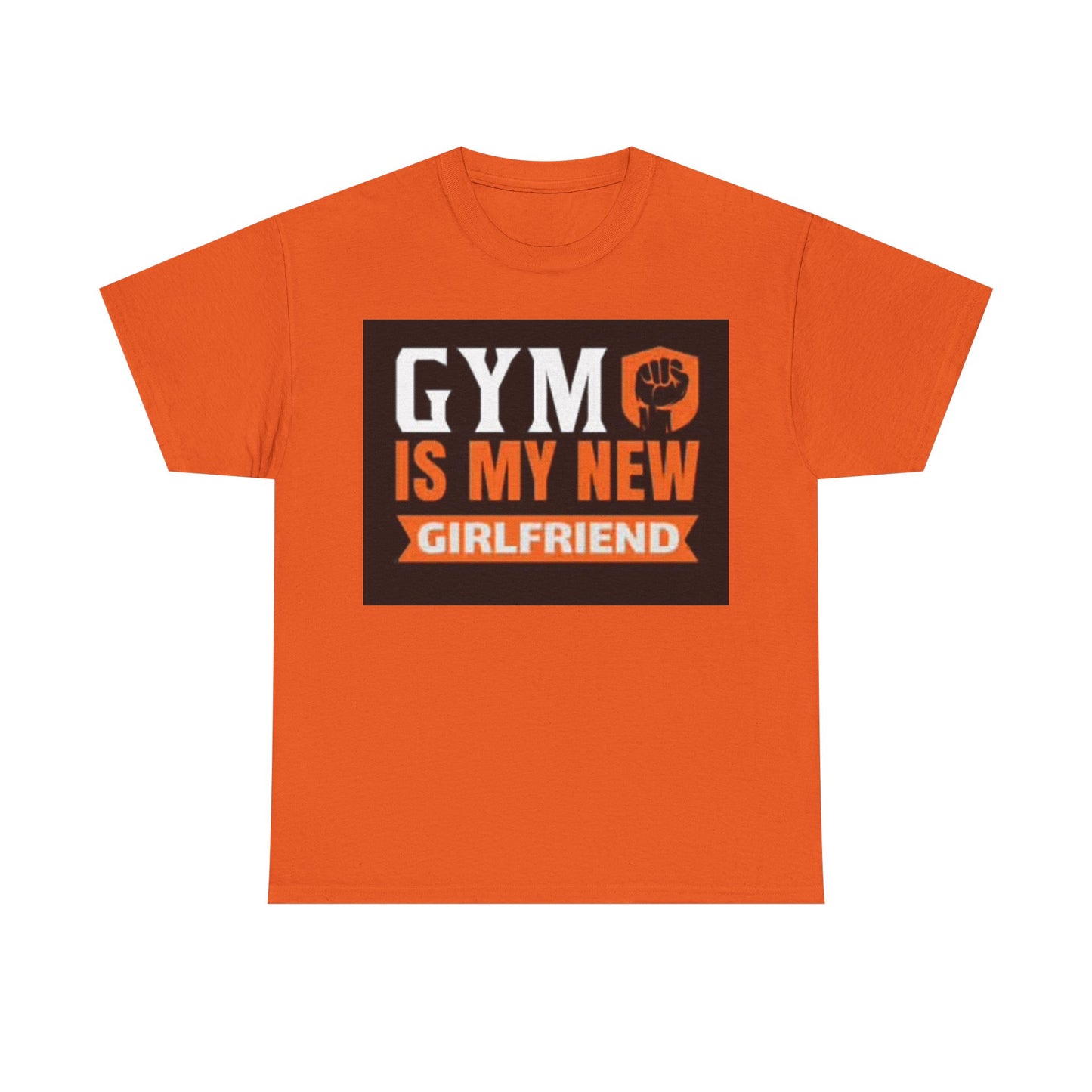 Gym Is My New Girlfriend Shirt Funny Workout Gear Unisex Heavy Cotton Tee