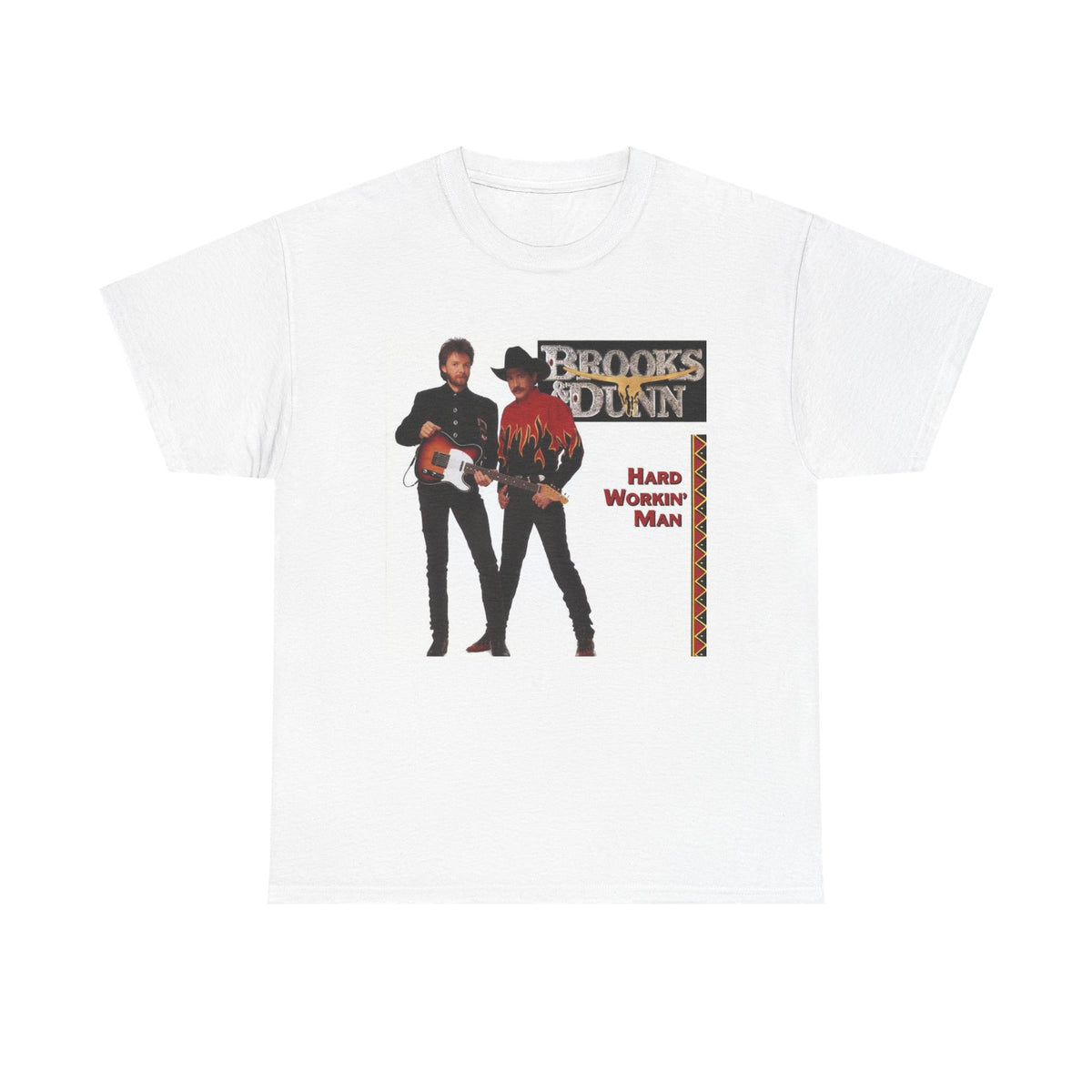 Brooks and Dunn T-shirt vintage country graphic retro Unisex Heavy Cotton Tee