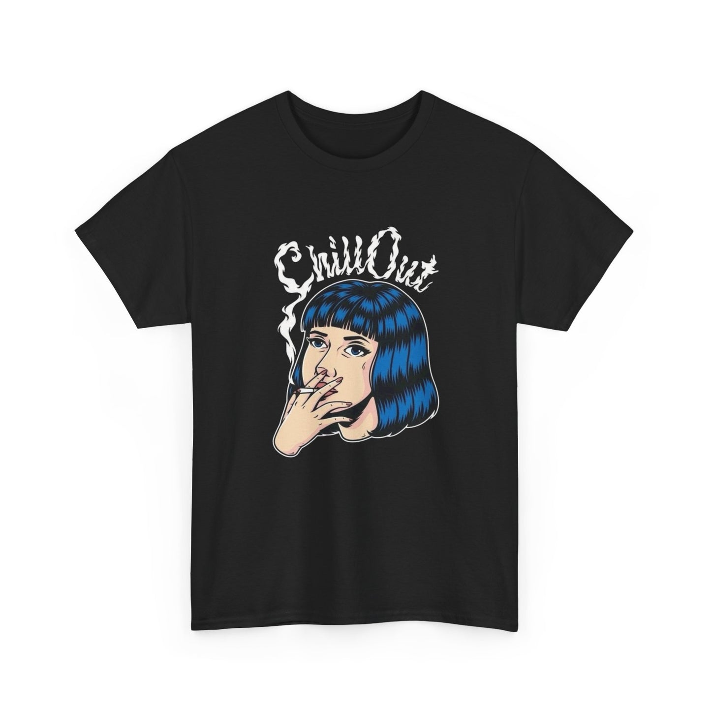 Chill Out Smoking Kills Graphic T Shirt Heavy Cotton Tee NEW ADULT UNISEX