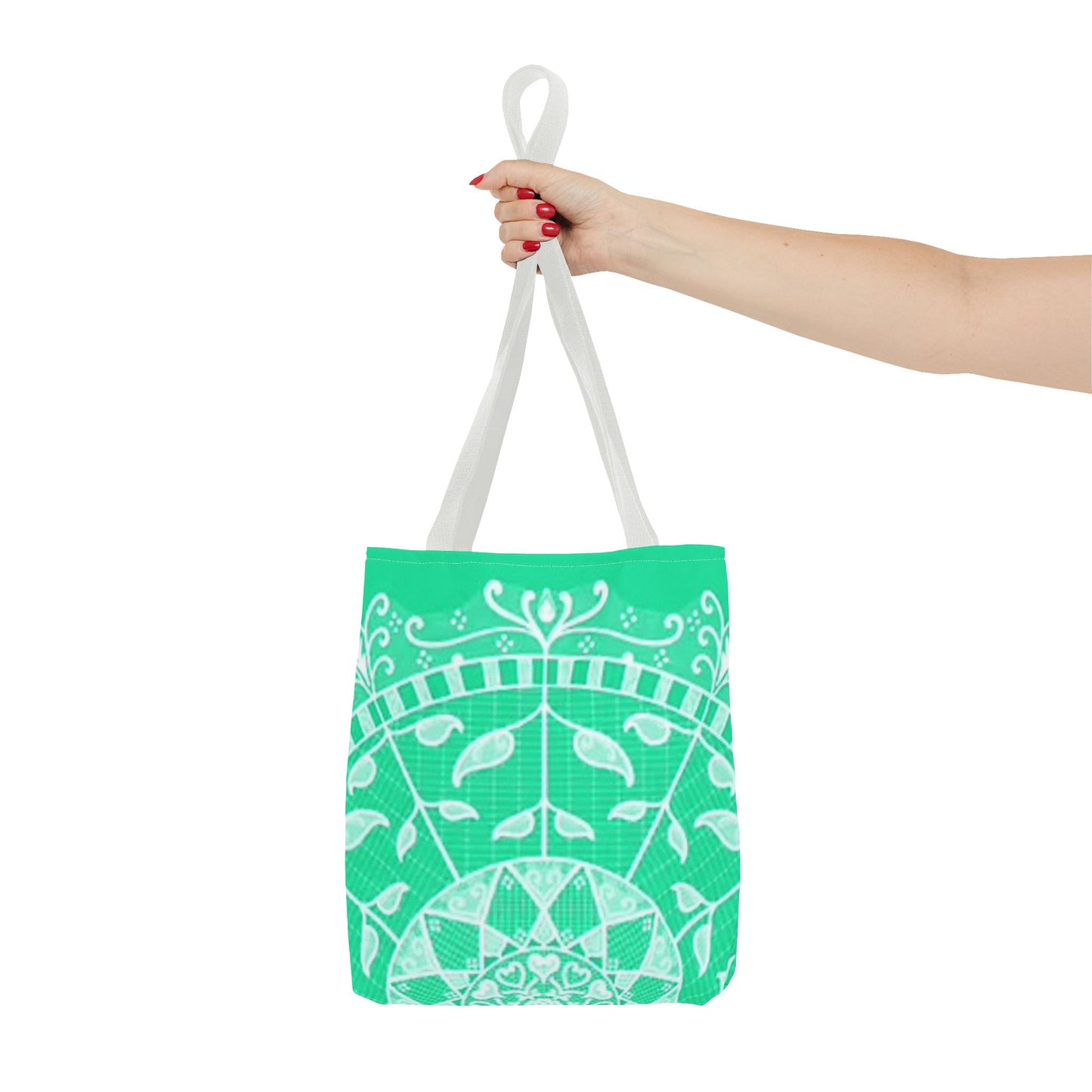 Light Green And White Multi Color BRAND NEW MODERN Tote Bag (AOP)