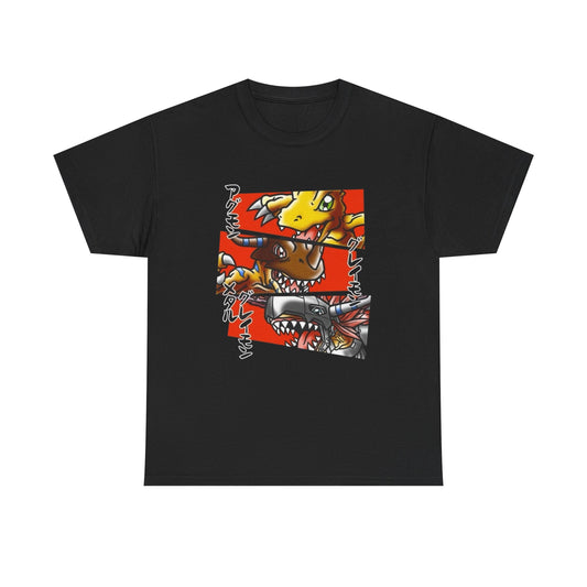 Digimon Vintage Gaming 90's Kids Graphic T Shirt Unisex Heavy Cotton Tee