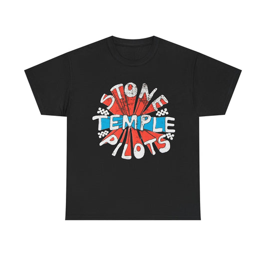 Stone temple pilots T-shirt vintage rock retro graphic Unisex Heavy Cotton Tee