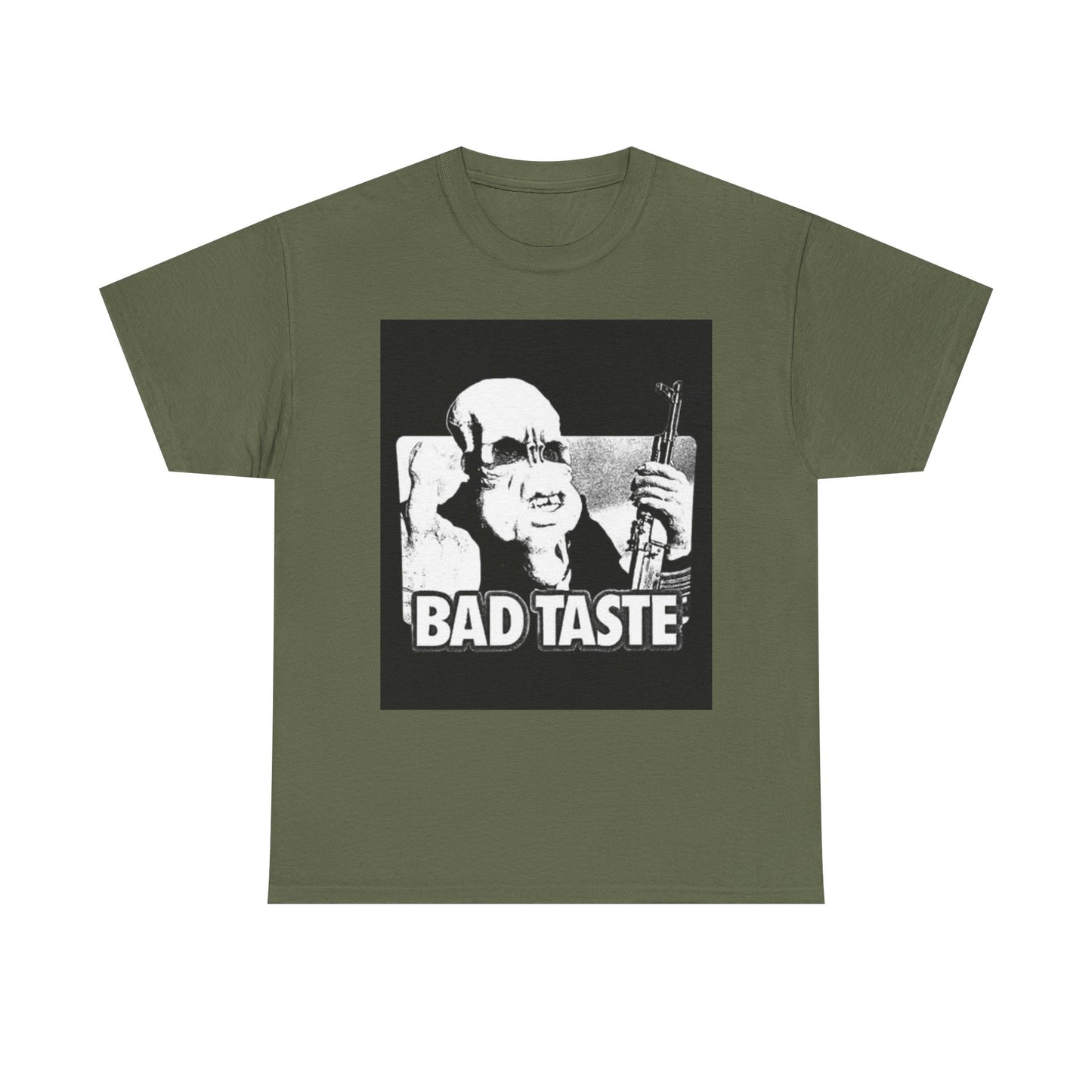 Bad Taste Poster Shirt Retro Graphic Art Unisex Heavy Cotton Tee