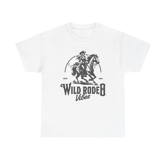 Wild Rodeo Cowgirls Graphic T Shirt Women's Vintage Retro Cotton Tee