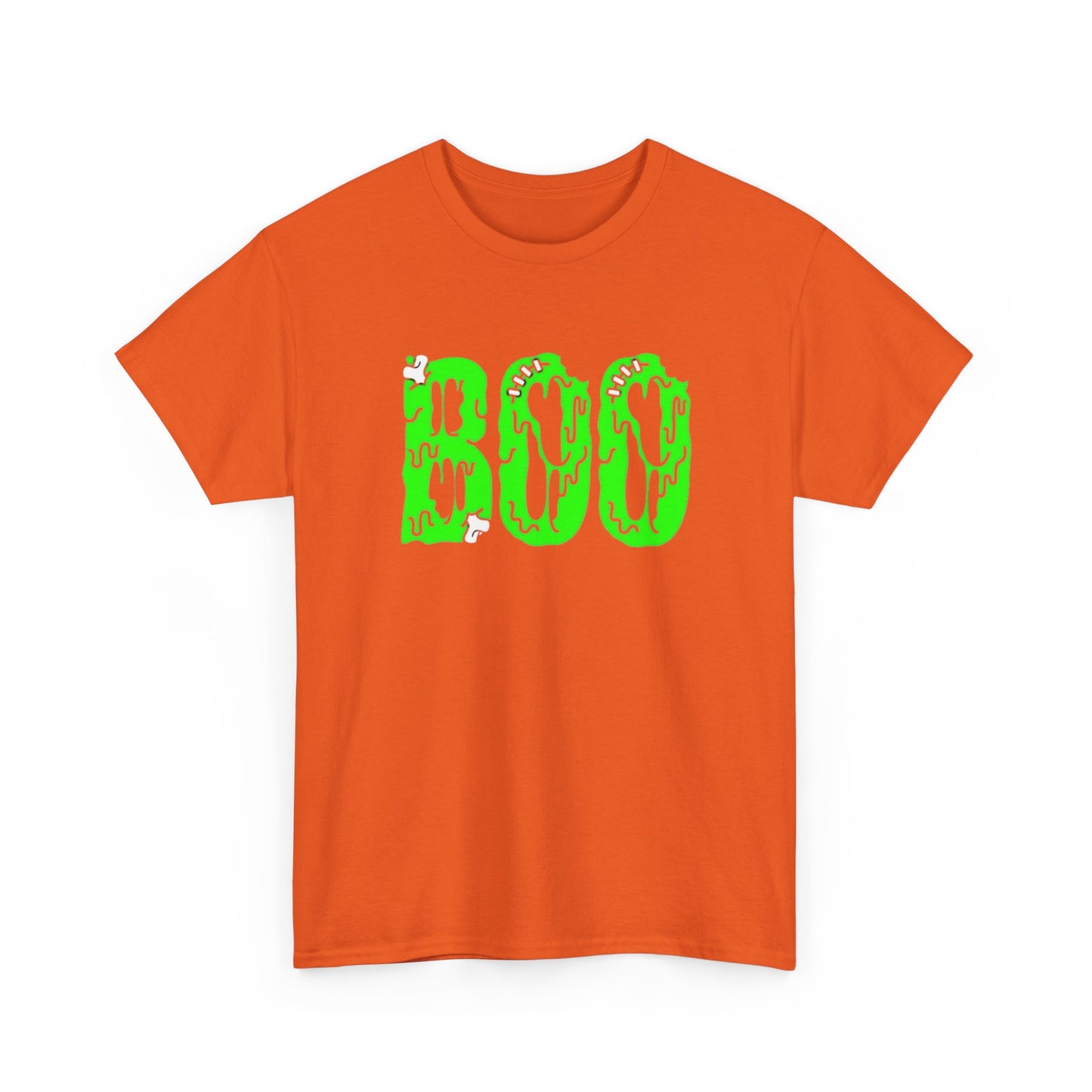 Boo Halloween Fall Scary Graphic T-Shirt Unisex Heavy Cotton Tee