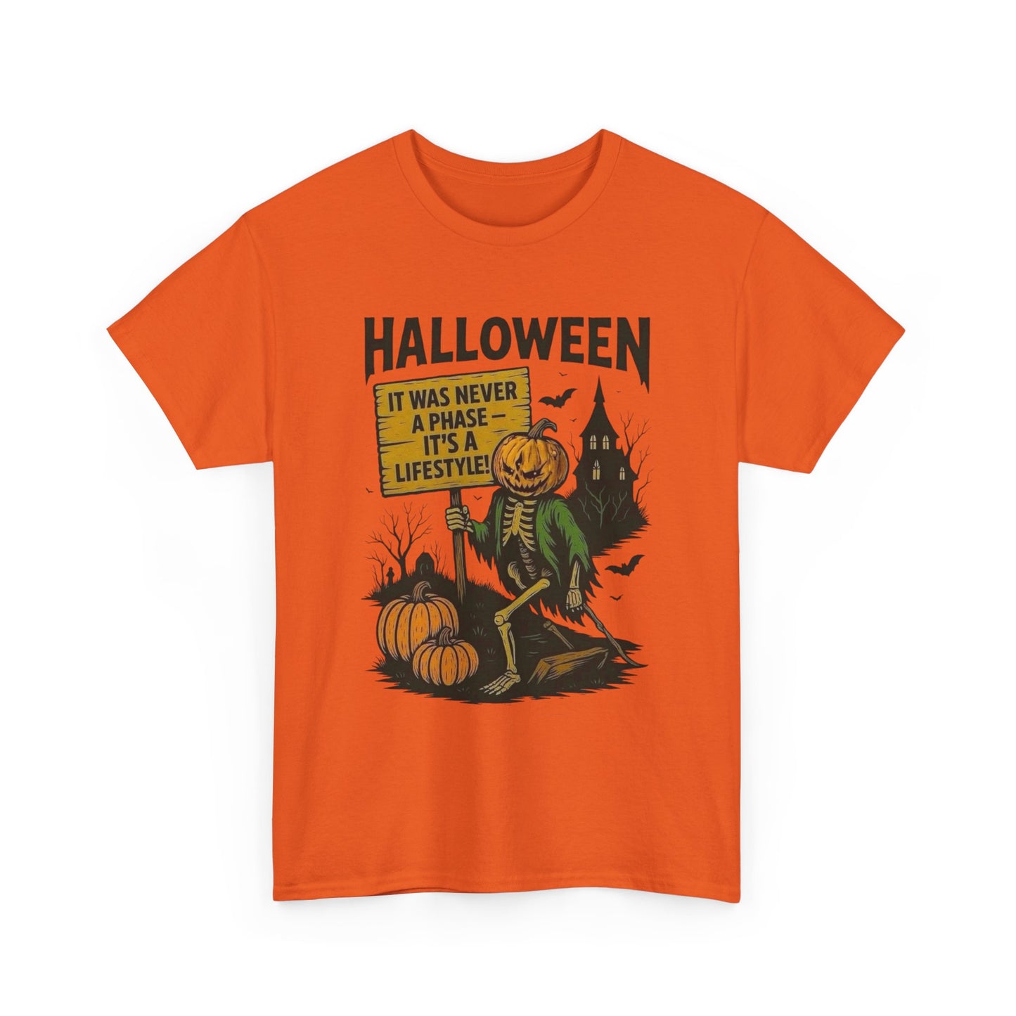 Funny Halloween Graphic T Shirt Heavy Cotton Tee NEW ADULT UNISEX