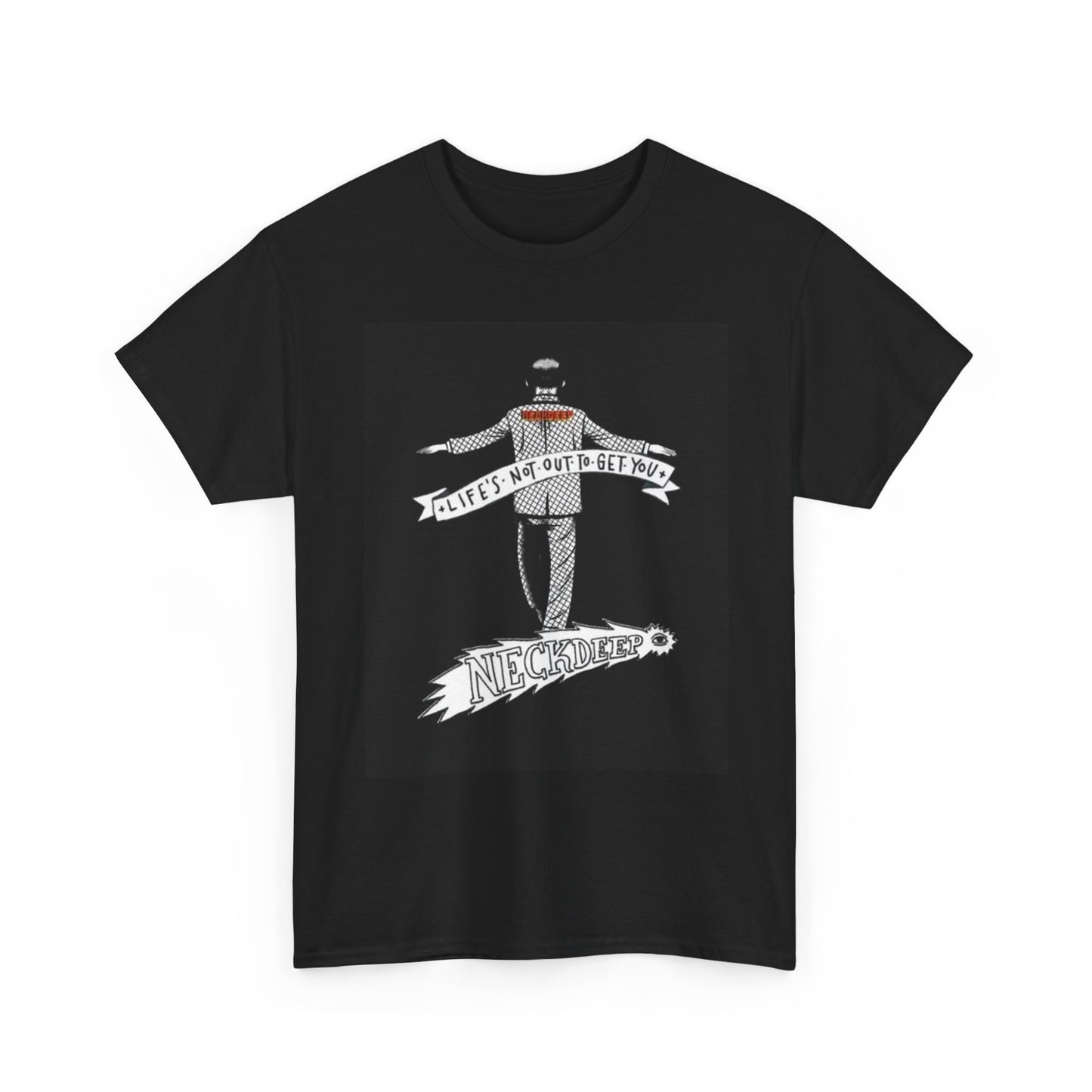 Neck deep T-shirt vintage graphic retro punk band Unisex Heavy Cotton Tee