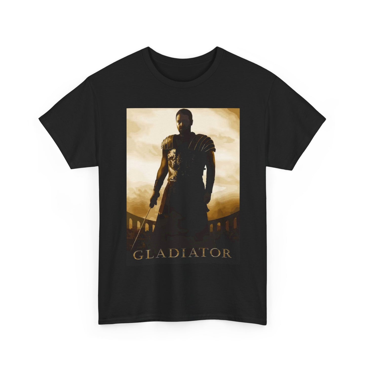 Gladiator Tshirt Vintage Movie Poster Retro Graphic 90s Unisex Heavy Cotton Tee