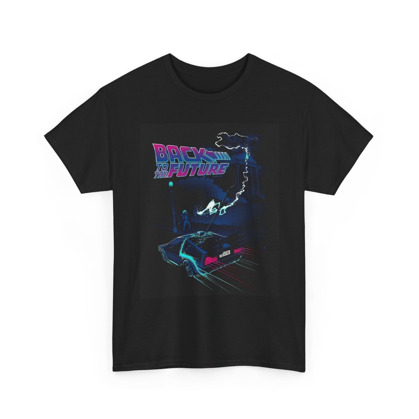 Back To The Future Graphic T Shirt Retro Movie Unisex Heavy Cotton Tee