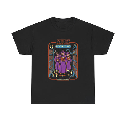 Cult Book Club Graphic T Shirt Unisex Heavy Cotton Tee NEW Gift