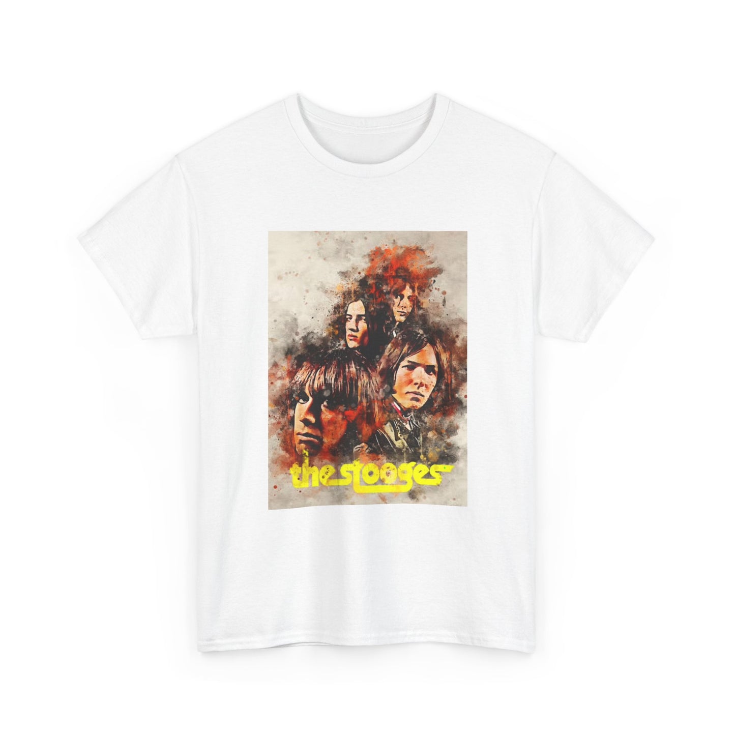 The Stooges Tshirt Vintage Punk Rock retro Graphic Unisex Heavy Cotton Tee