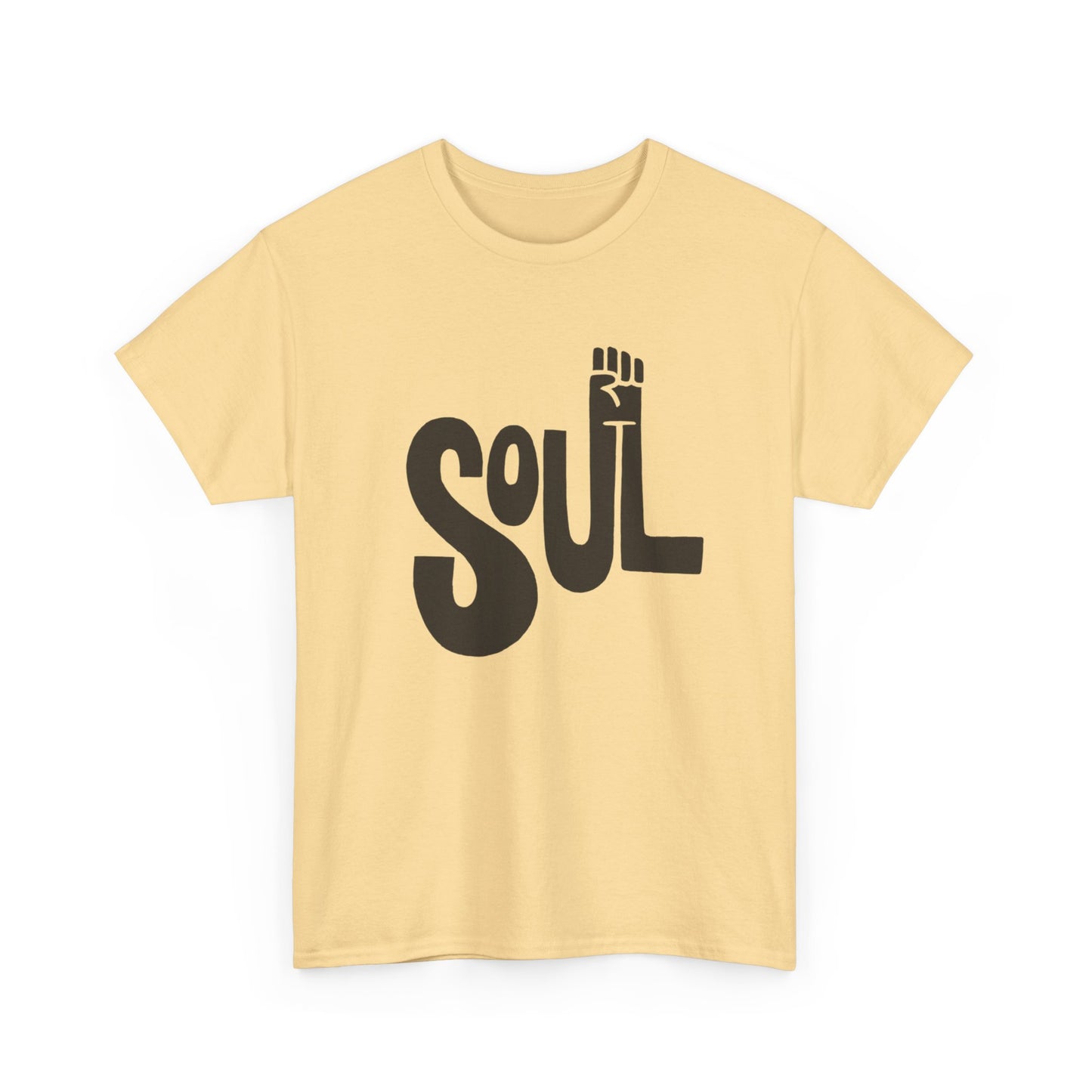 Soul Retro Power Graphic T Shirt NEW GIFT Unisex Heavy Cotton Tee