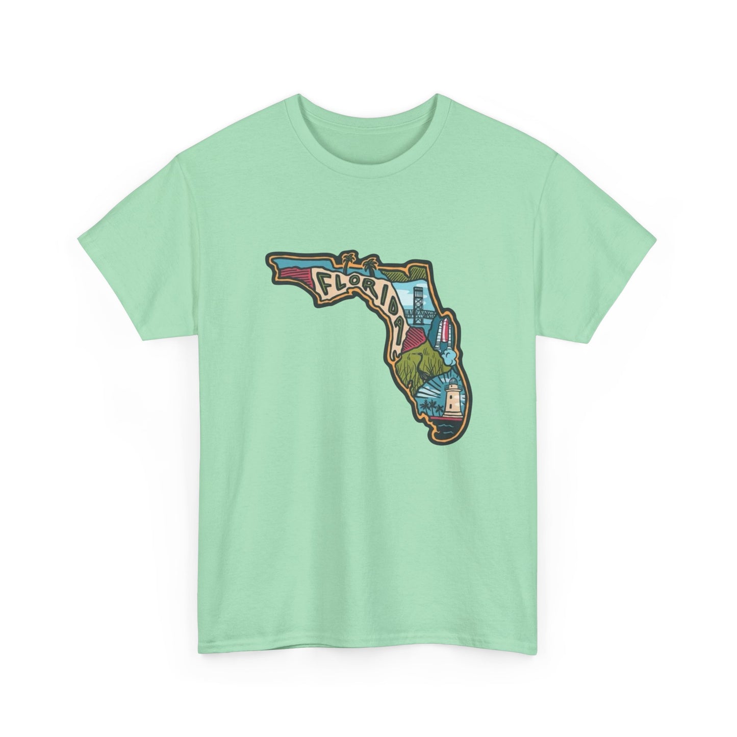 Florida Town USA Graphic T Shirt NEW Adult Tee