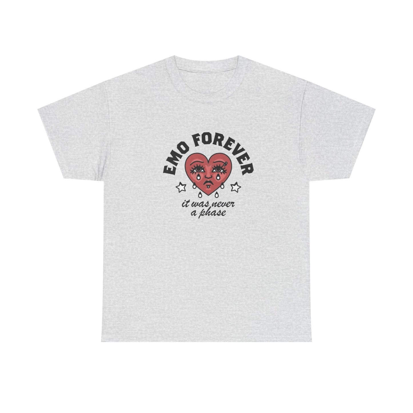 Emo Forever Graphic T Shirt Unisex Heavy Cotton Tee Gift