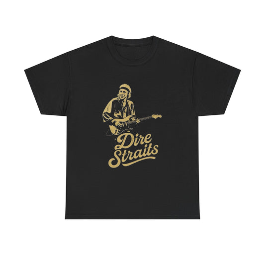 Dire Straits Vintage Rock Graphic T Shirt NEW ADULT Unisex Heavy Cotton Tee