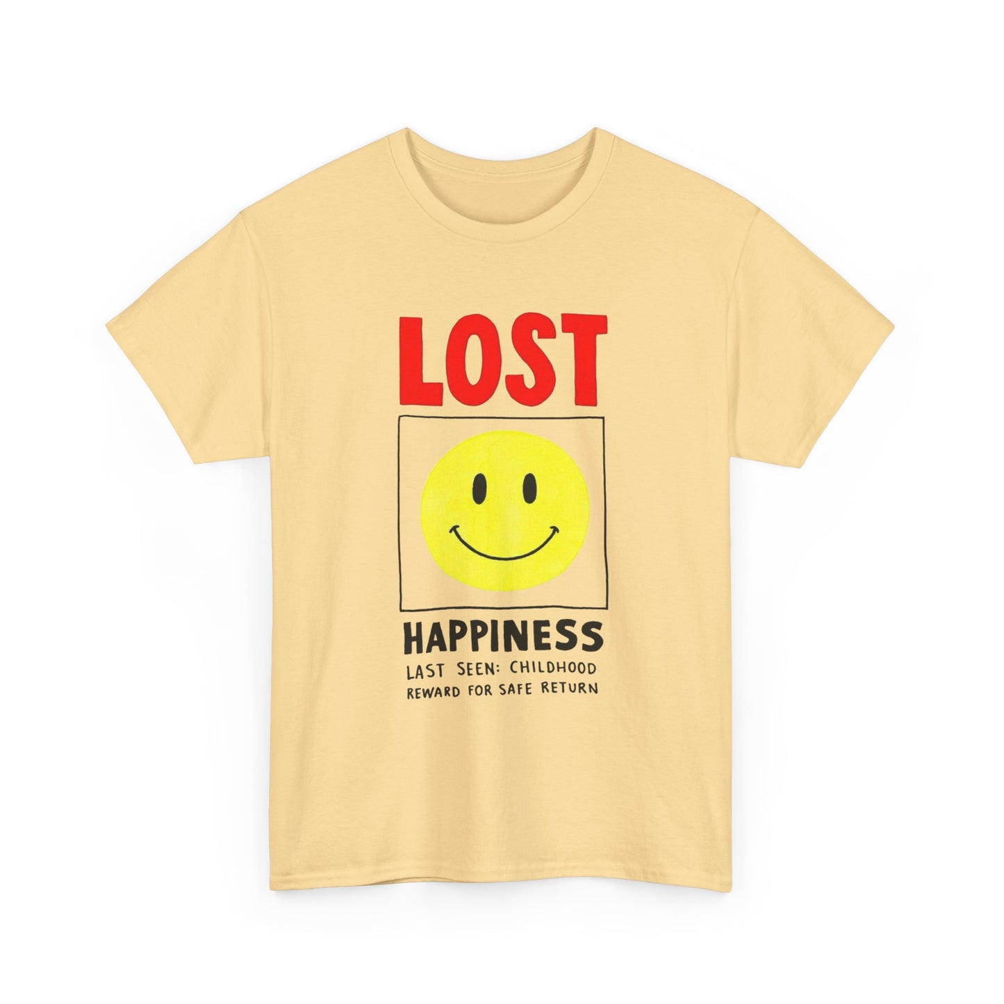 Lost Happiness Graphic T Shirt Unisex Adults NEW