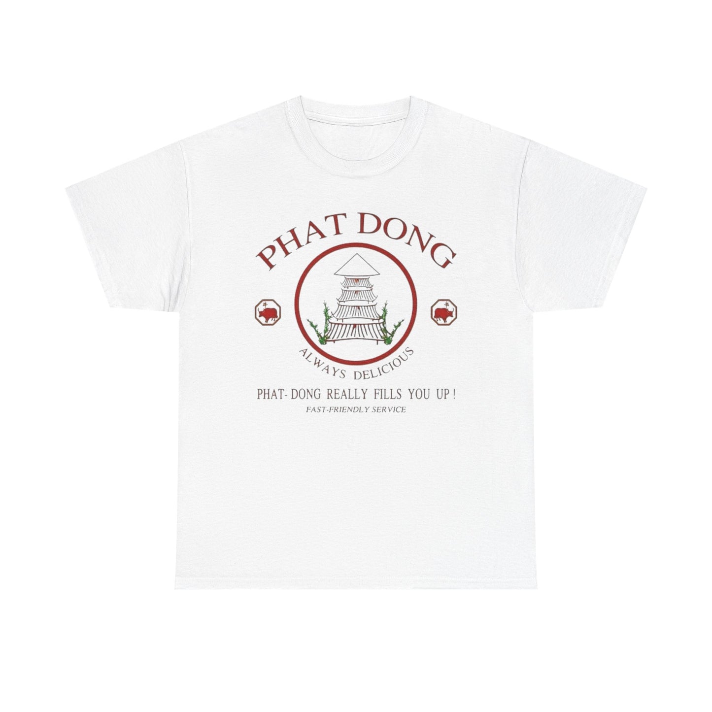 Phat Dong Funny Chinese Food Graphic T-Shirt Gift NEW Jokes  Heavy Cotton Tee