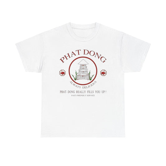 Phat Dong Funny Chinese Food Graphic T-Shirt Gift NEW Unisex Heavy Cotton Tee